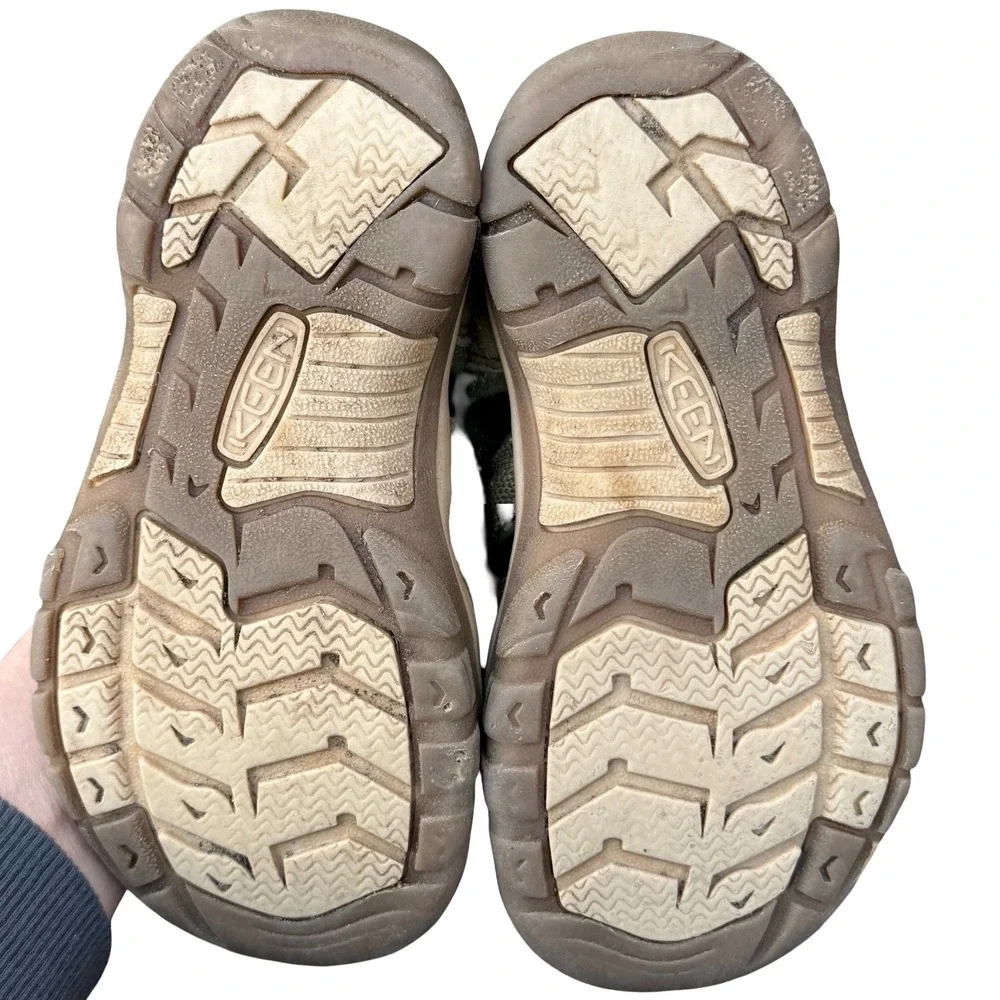 KEEN Kids Water Sandals Newport H2‎ Olive Red Hook and Loop Slip On Size 12